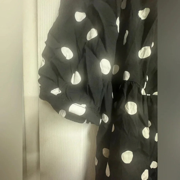 Ava & Viv Women’s Black White Polka-Dot A-Line Plus Size Dress Sz 3X 22/24 NWT - Picture 4 of 5
